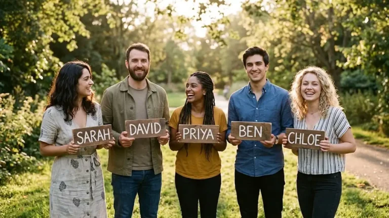 Groups of 5 Names